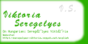 viktoria seregelyes business card